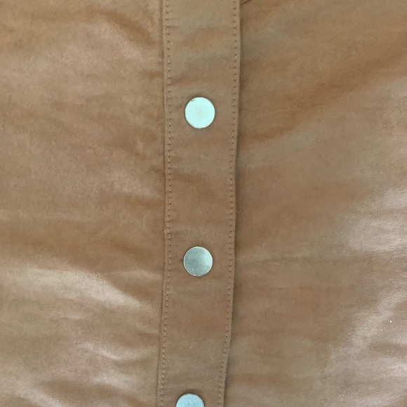 H&M Tan/Brown Suede Skirt - Picture 4 of 6